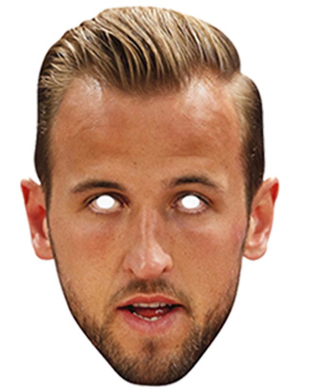 Tottenham and England Football Celebrity Harry Kane Face Mask by Mask-erade HKANE01 available here at Karnival Costumes online party shop