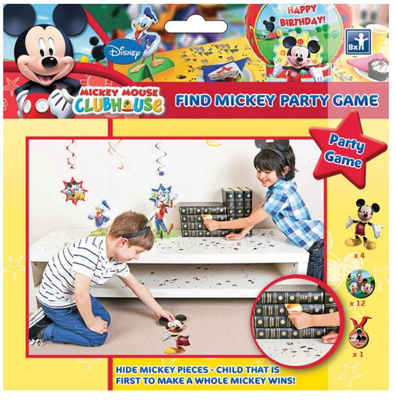 Disney Party Games Find Mickey Mouse by Amscan 996859 available from a collection of Disney party games here at Karnival Costumes online party shop