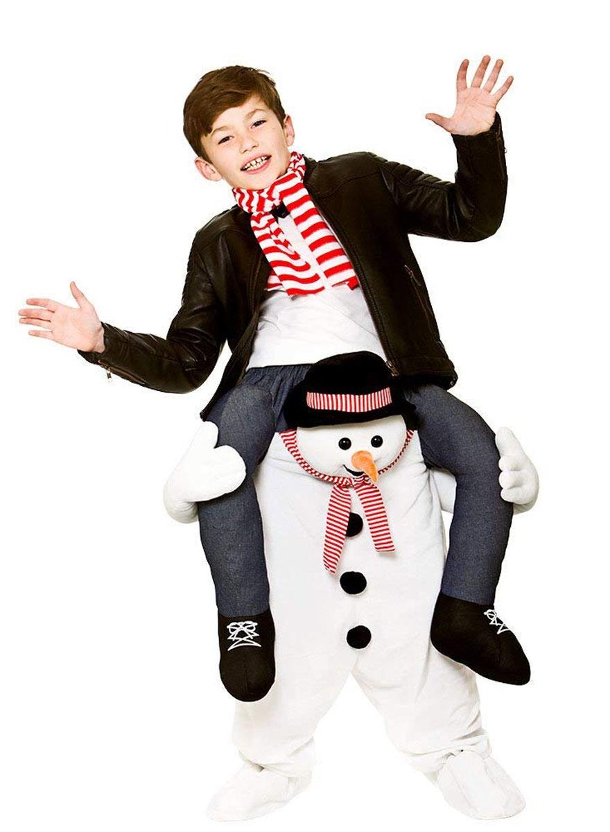 Kid's Carry Me Snowman Fancy Dress Costume by Wicked CMC-8781 available here at Karnival Costumes online party shop