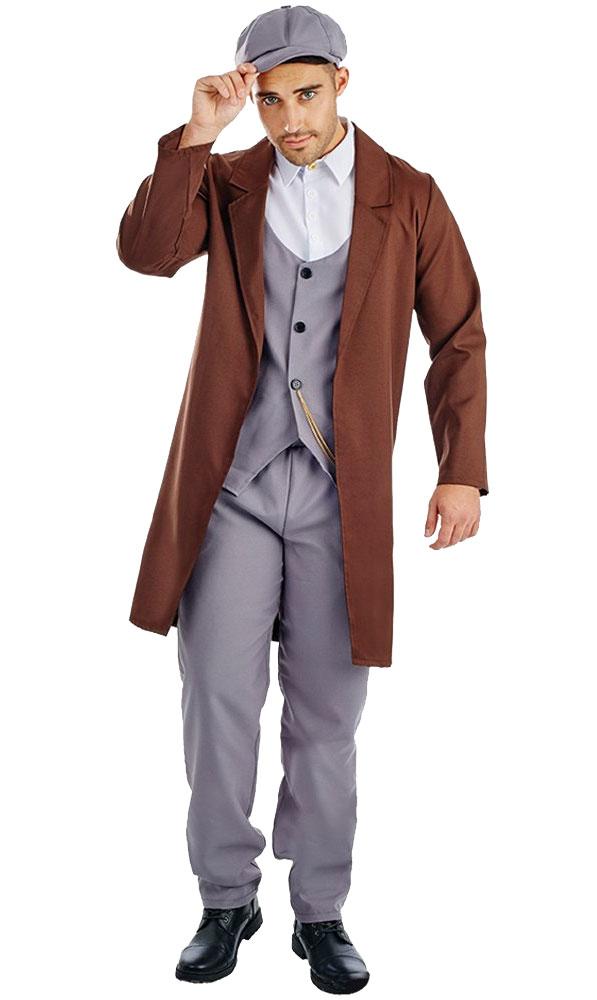 1920's Peaky Blinder Gangster Costume by Fun Shack 4416 available here at Karnival Costumes online party shop