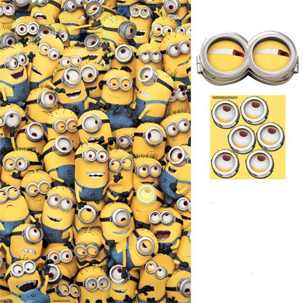 Despicable Me Minions Party Game Pin the Goggle on Kevin by Amscan 999753 available here at Karnival Costumes online party shop