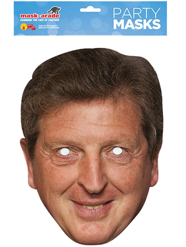 Premiership Football Manager and ex-England Manager Roy Hodgson Face Mask by Mask-erade RHODG01 available here at Karnival Costumes online party shop