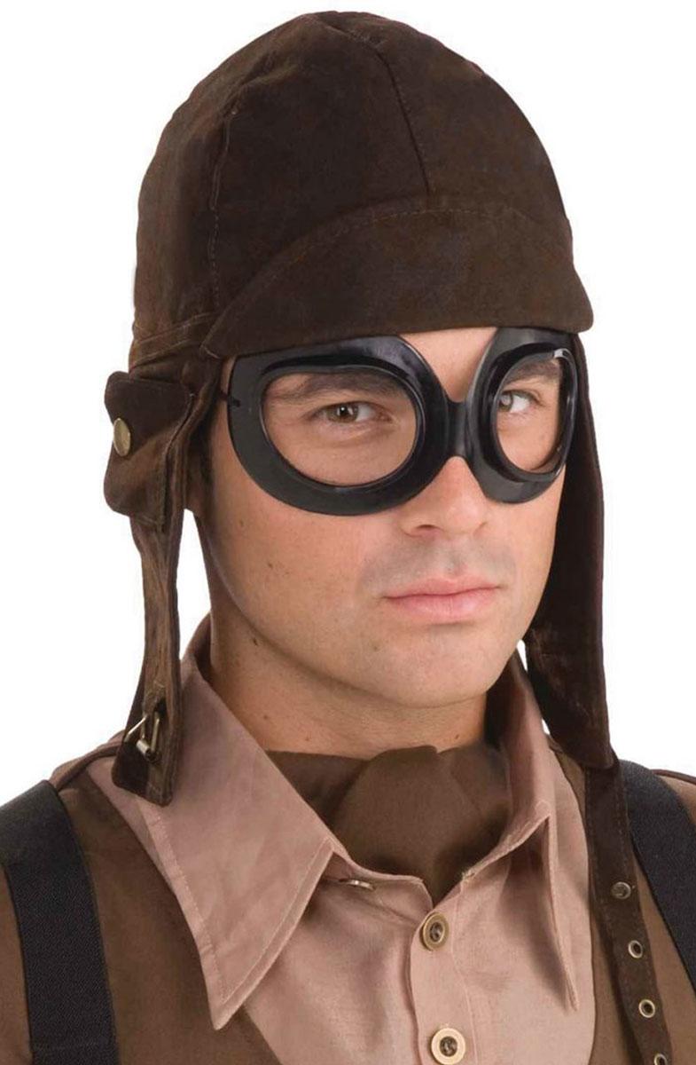 Steampunk Aviator Instant Adult Costume by Bristol Novelties DS179 available here at Karnival Costumes online party shop