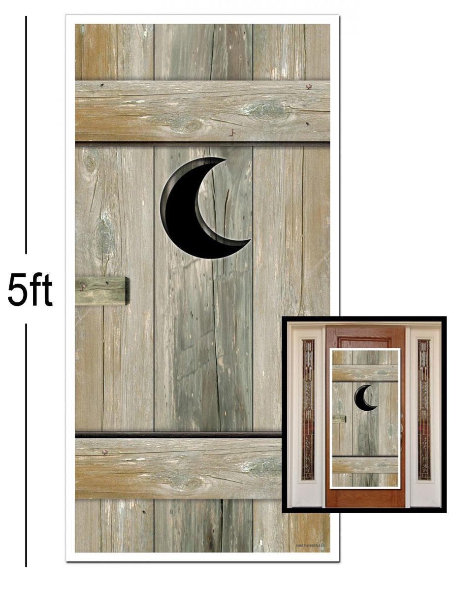 Outhouse or Privy Door Cover by Beistle 57126 available here at Karnival Costumes online party shop