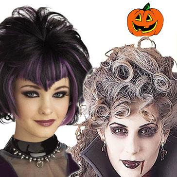 Womens Halloween character costume wigs available here at Karnival Costumes online party shop