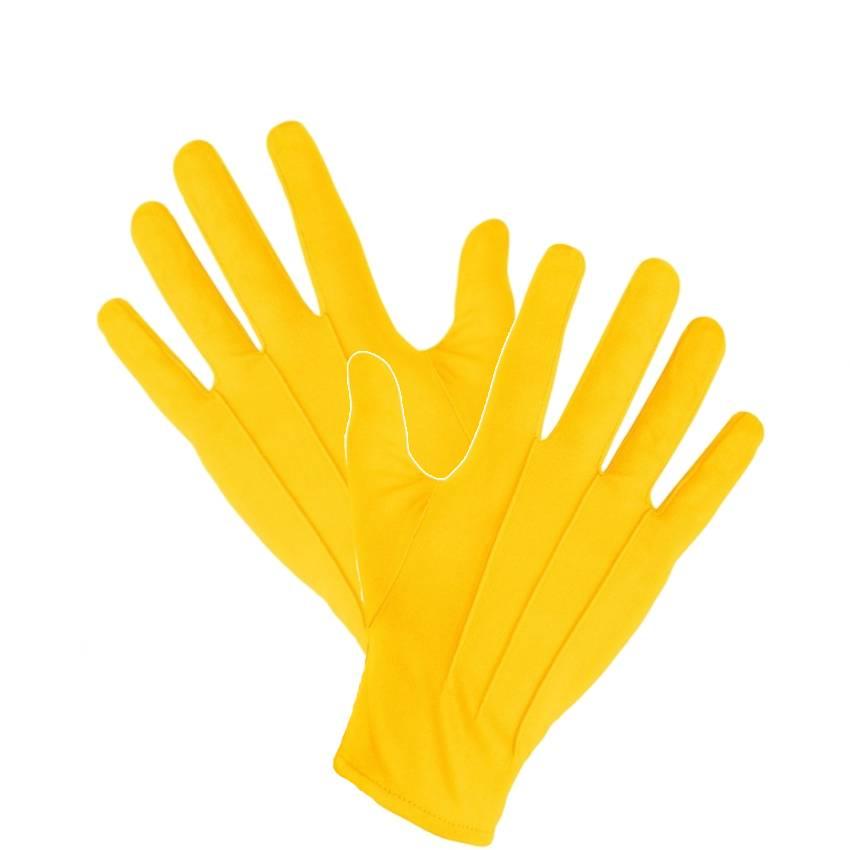 Men's Yellow Dress Gloves by Widmann 1462Y available here at Karnival Costumes online party shop