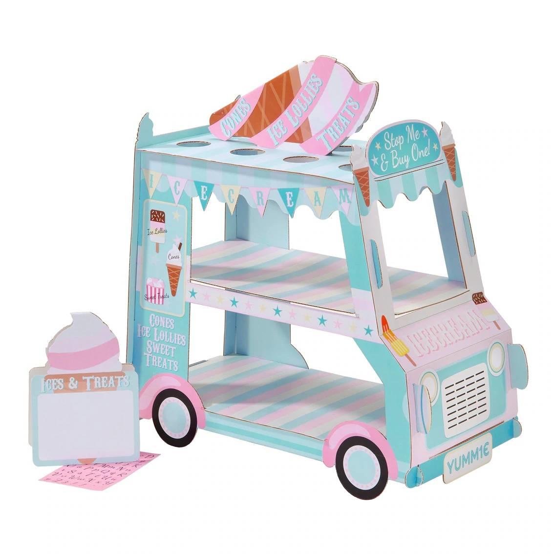 Delightful and very useful Ice Cream Van stand by Talking Tables STALL-ICECREAM available from Karnival Costumes online party shop