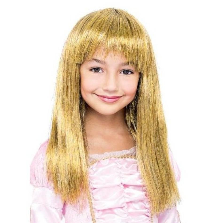 Glitzy Golden Glamour costume wig for girls by PMG 6571242 availabl ehere at Karnival Costumes online party shop