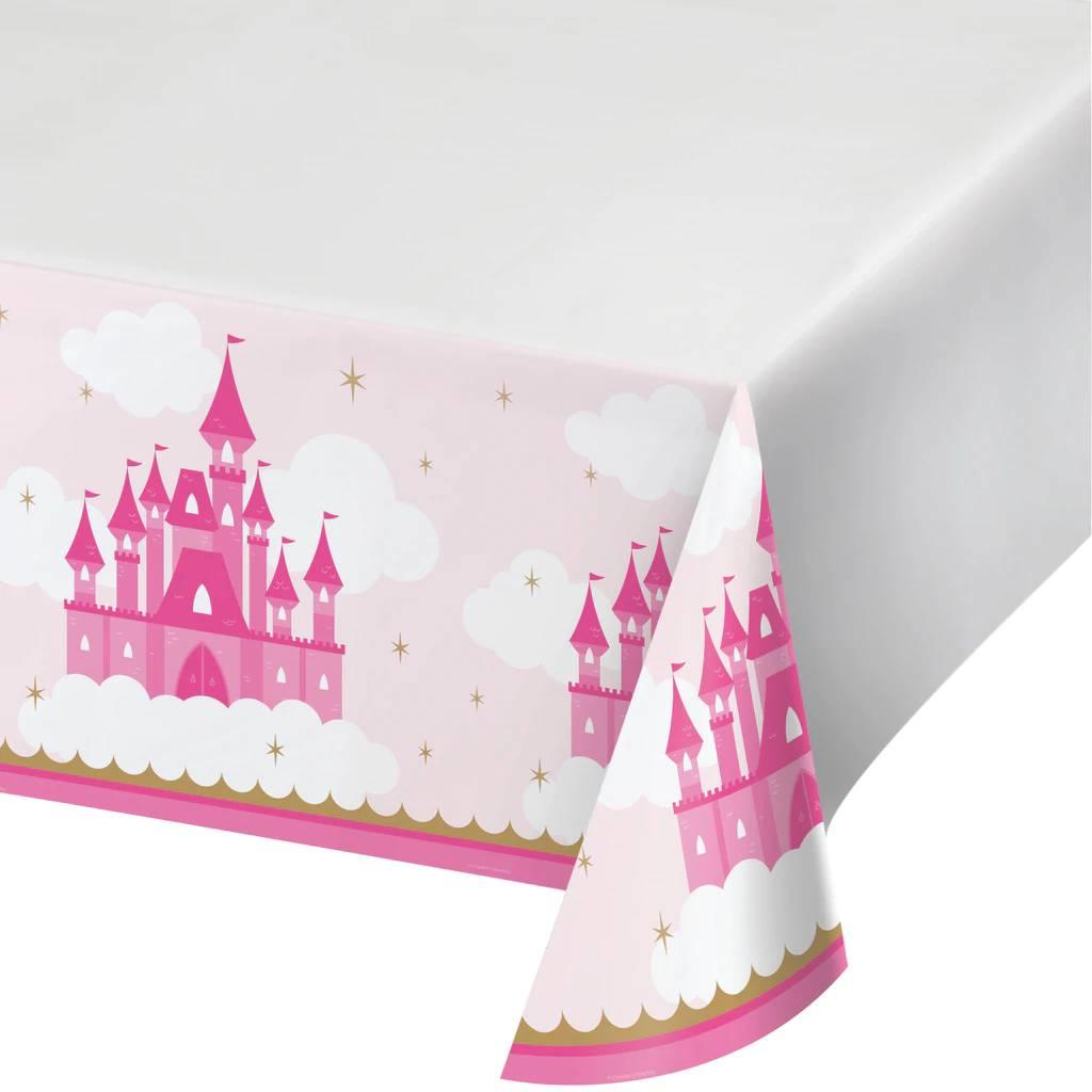 Princess Party Plastic Tablecover 2.24m by Creative Party PC344447 available here at Karnival Costumes online party shop