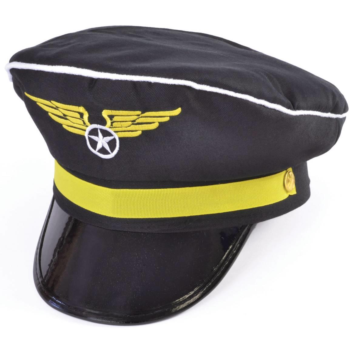 Airline Pilot Captain Hat by Bristol Novelties BH446 available here at Karnival Costumes online party shop