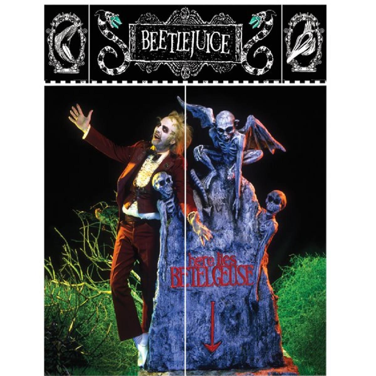 Beetlejuice 5pc Scene Setter Wall Decoration Set by Amscan 671071 available here at Karnival Costumes online party shop