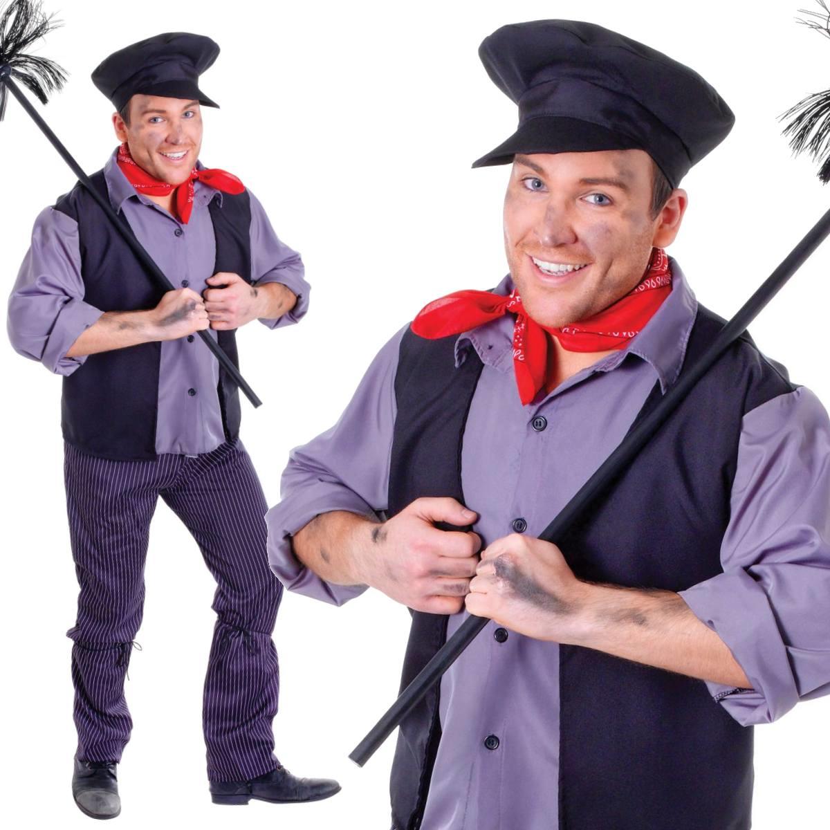 Chimney Sweep Costume for Adults Bert by Bristol Novelties AC360 Karnival Costumes