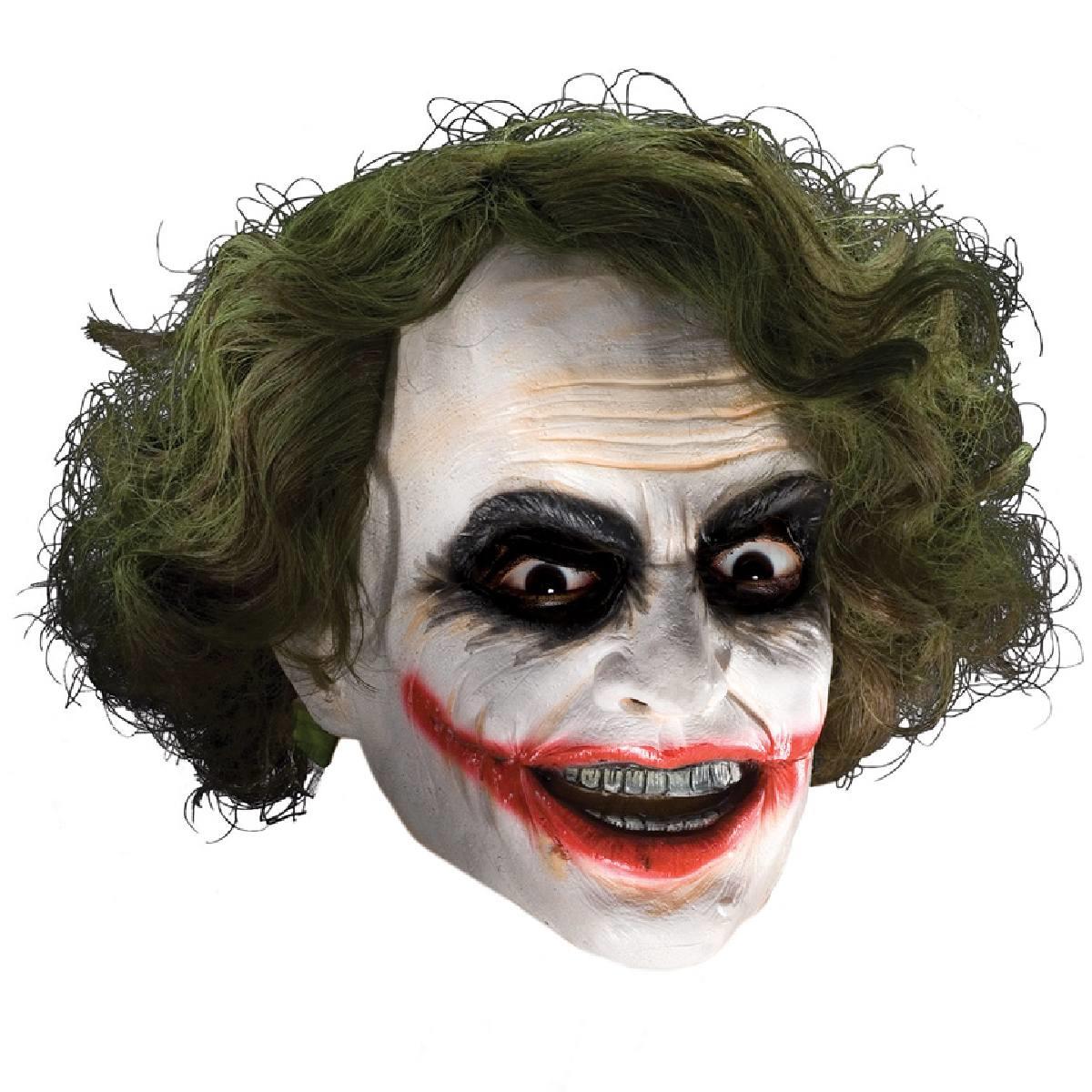 Licensed The Joker Mask with Hair for Adults by Rubies 4526