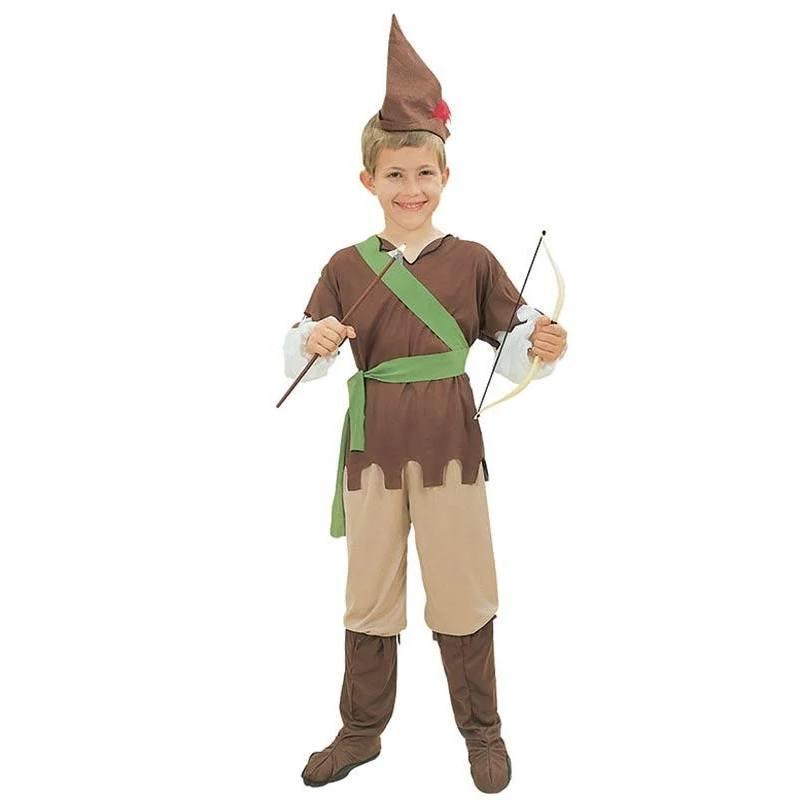 Boy's Robin Hood fancy dress costume in sizes small to xl CC402, CC403 & CC404 available from Karnival Costumes online party shop