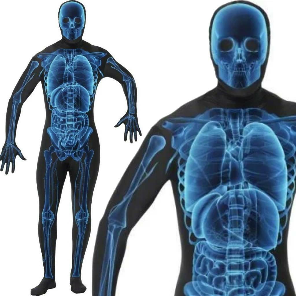 X-Ray Hospital Patient Costume for men by Smiffys 21622 available here at Karnival Costumes online party shop