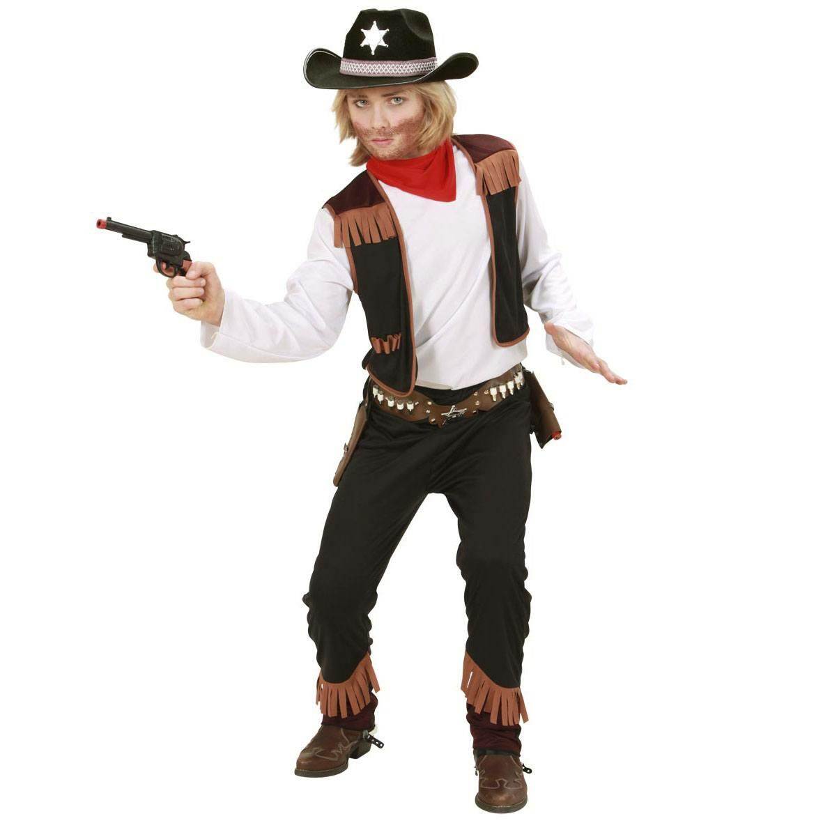 Children's Cowboy Fancy Dress Costume by Widmann 0259 available here at Karnival Costumes online party shop