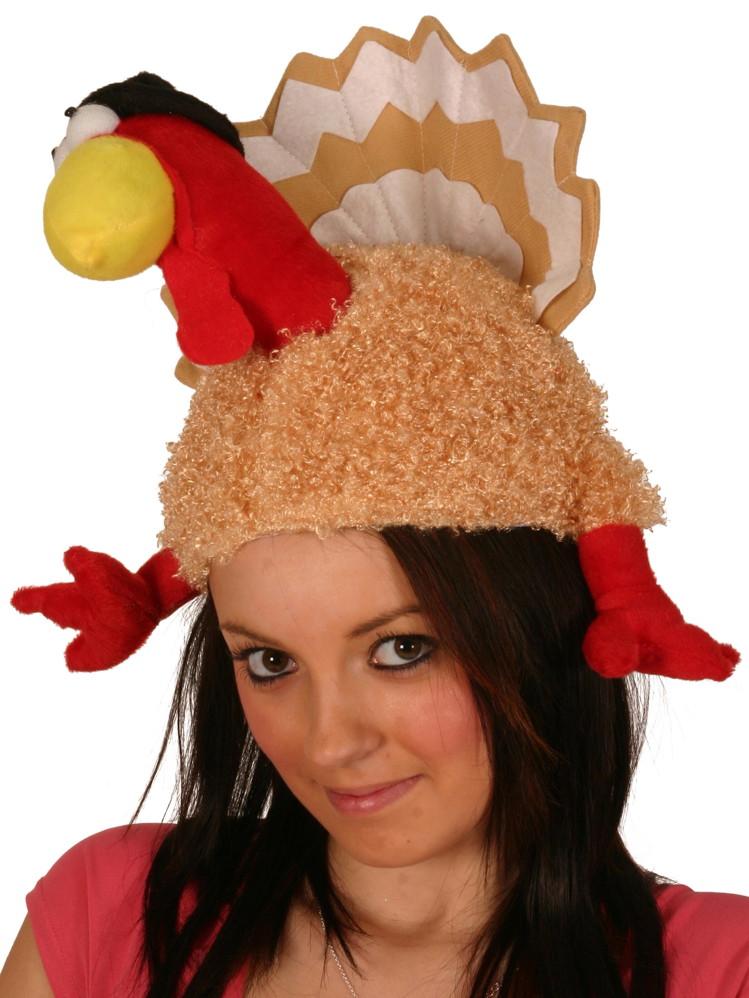 Novelty Turkey Hat with Hat ideal for Christmas or Thanksgiving Karnival Costu