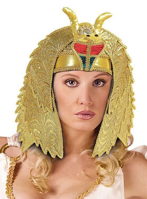 Pharoah Queen Cleopatra Deluxe Headdress