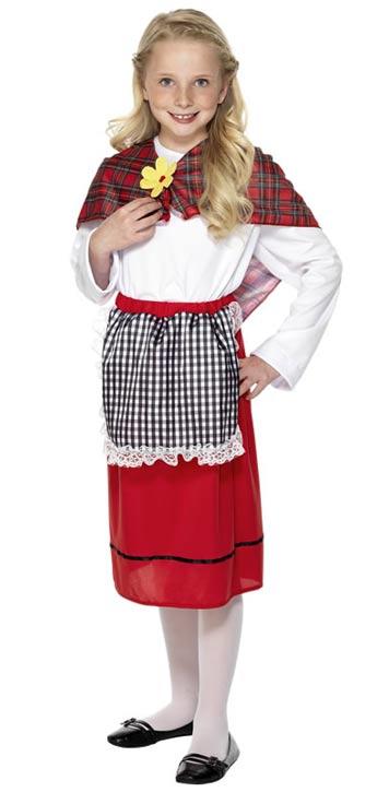 Welsh Girl Children's Fancy Dress Costume