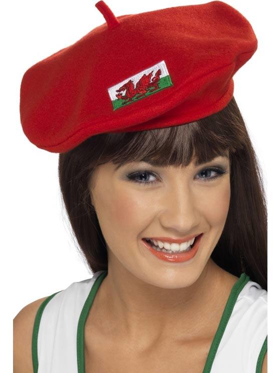 Red Welsh Beret for Ladies