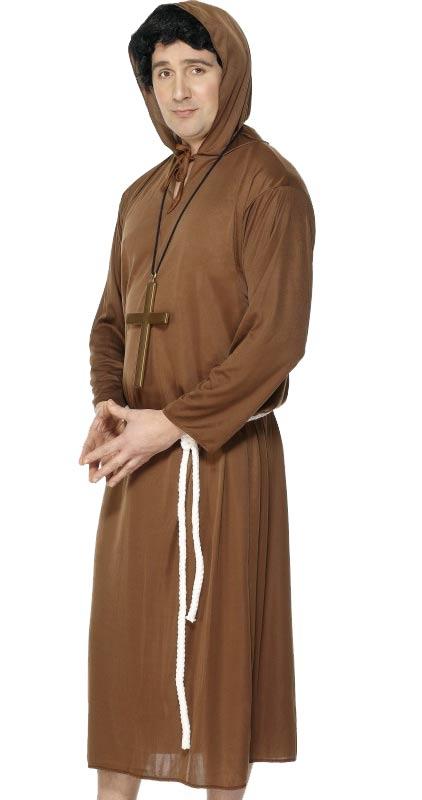 Monk Costume by Smiffy 20424 available in sizes medium and large here at Karnival Costumes online party shop