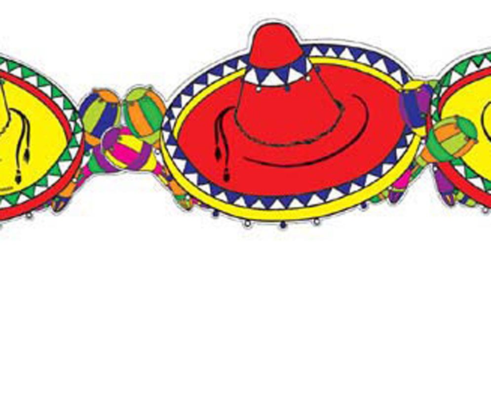 Mexican Themed Paper Garland - 3m