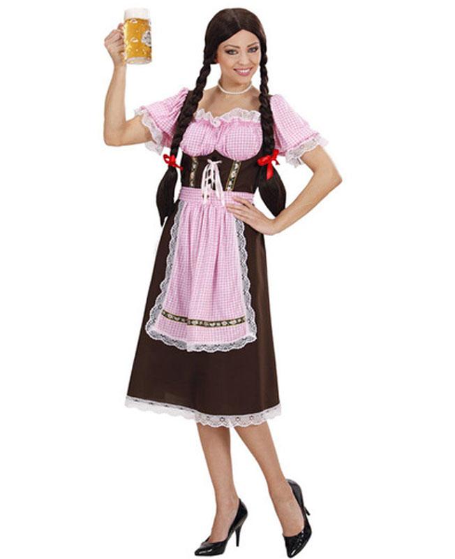 Full Cut Deluxe Bavarian Woman Oktoberfest Costume by Widmann 7420D available here at Karnival Costumes online party shop
