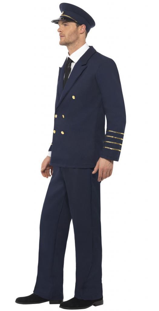 Pilot Costume for Adults Side View