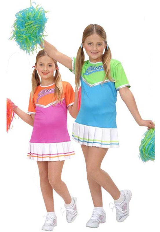 Pretty Cheerleader Fancy Dress Costume by Widmann 4199 available ere at Karnival Costumes online party shop