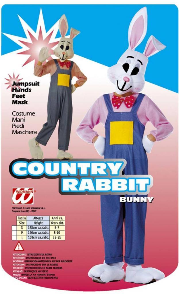 Country Rabbit Children's Fancy Dress Costume - Packaging