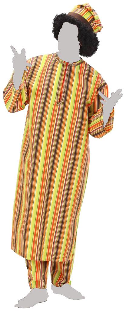 African Man Costume by Widmann 7380 available here at Karnival Costumes online party goods