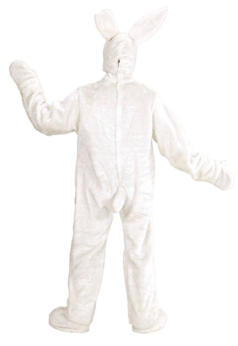 Plush Bunny Adult Animal Costume by Widmann 2751Y available here at Karnival Costumes online Easter party shop