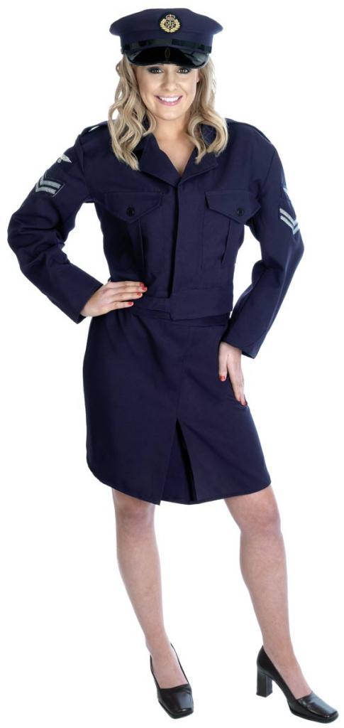 WWII RAF Girl Fancy Dress Costume