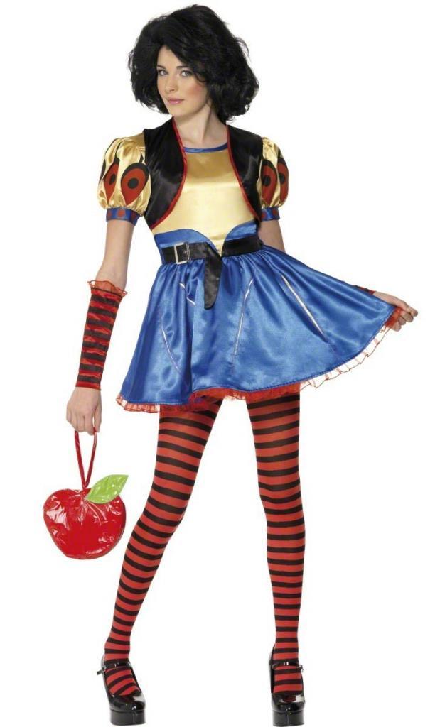 Rebel Toon Snow White fancy dress costume by Smiffys 34195 available here at Karnival Costumes online party shop