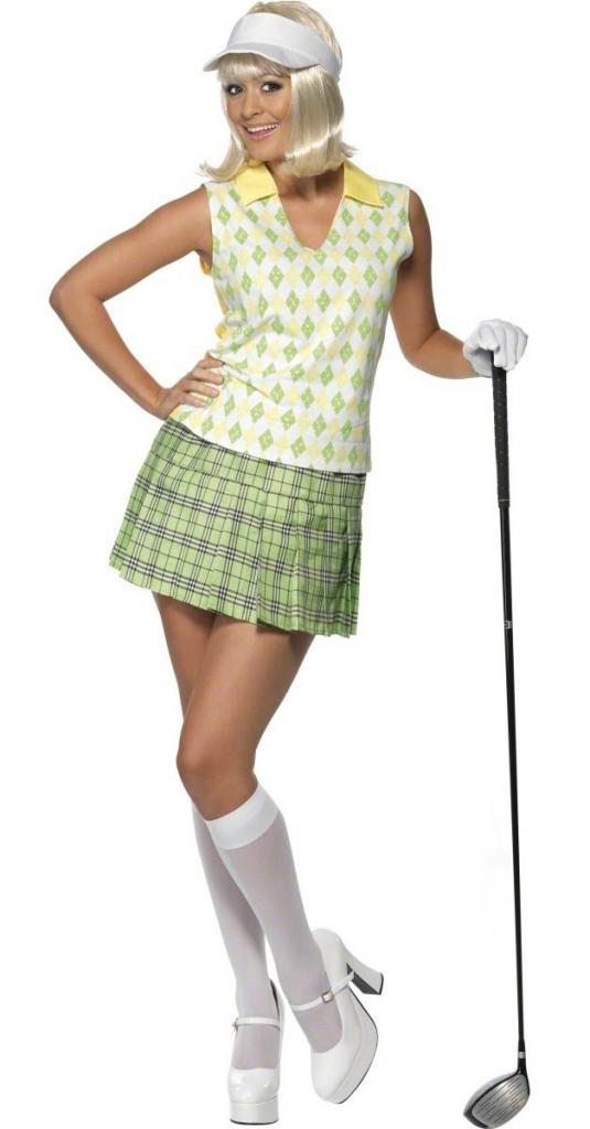 Female Gone Golfing Fancy Dress Costume