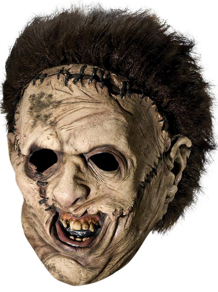 Texas Chainsaw Massacre Leatherface Vinyl Mask with Wig