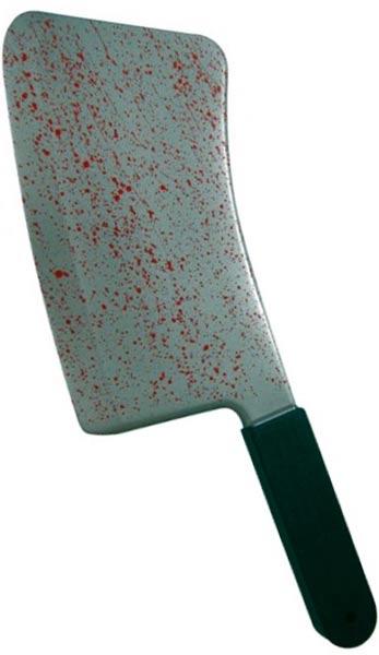 Blood Splattered Cleaver - 16.5" long