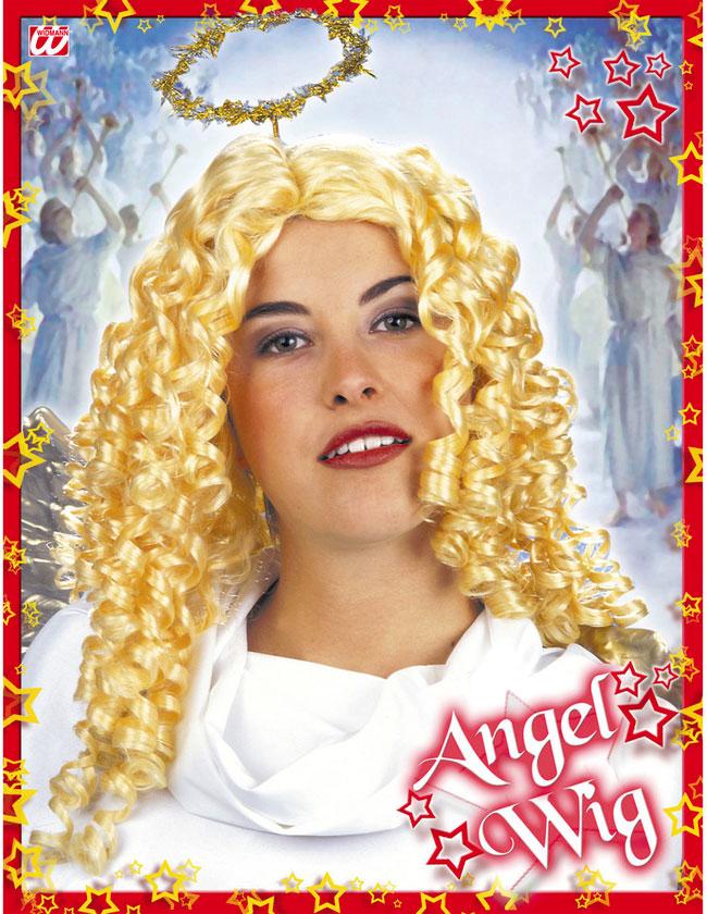 Angel Wig with Curled Locks by Widmann A6062 available here at Karnival Costumes online party shop