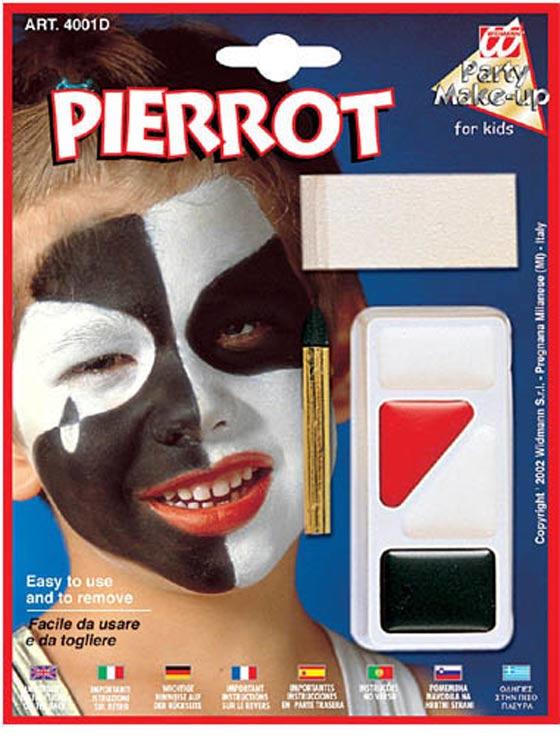 Pierrot Clown Makeup Kit
