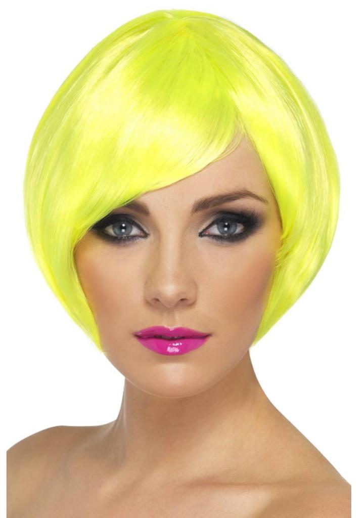 Babe Wig Neon Yellow
