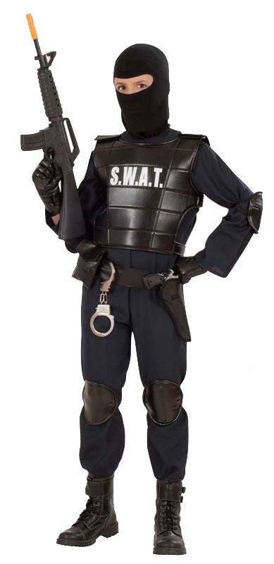 SWAT Officer Boy's Fancy Dress Costume