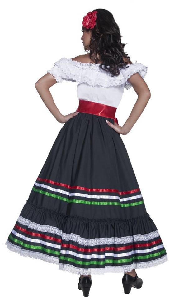 Mexican Lady's Authentic Senorita Costume in sml, med and lrg from Smiffys 34449 available here at Karnival Costumes online party shop