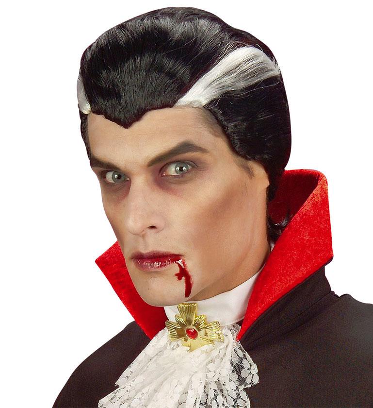 Dracula Vampire Wig by Widmann 6344D available here at Karnival Costumes online party shop