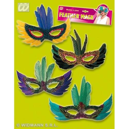 Feather Eyemask Assorted Colours