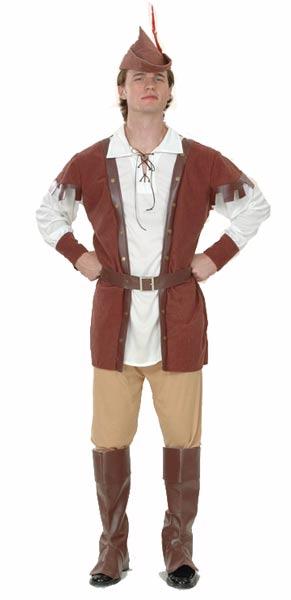 Deluxe Robin Hood Costume for Men by Bristol Novelties AC700 available here at Karnival Costumes online party shop