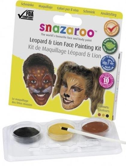 Snazaroo Face Paint Set - Leopard and Lion