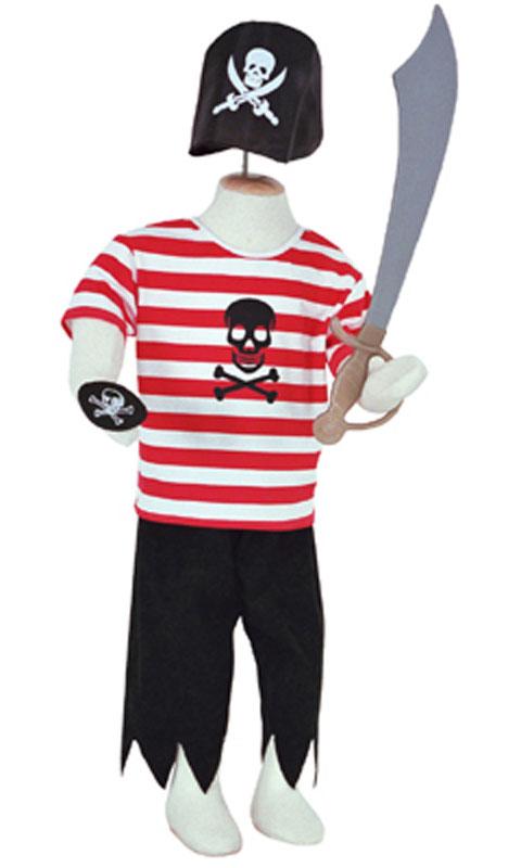 Buccaneer Pirate Deluxe Costume - Childrens Pirate Costumes