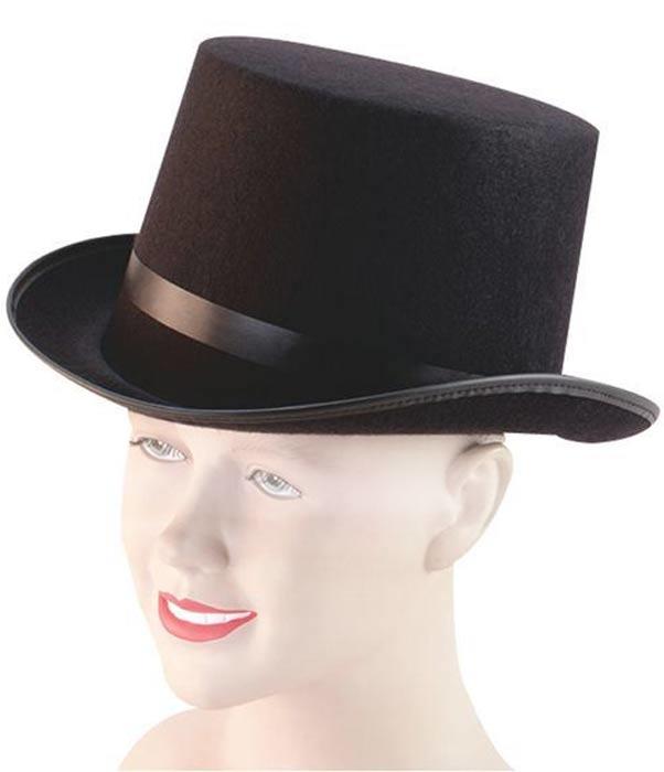 Black Felt Top Hat - Dance Routine Hats