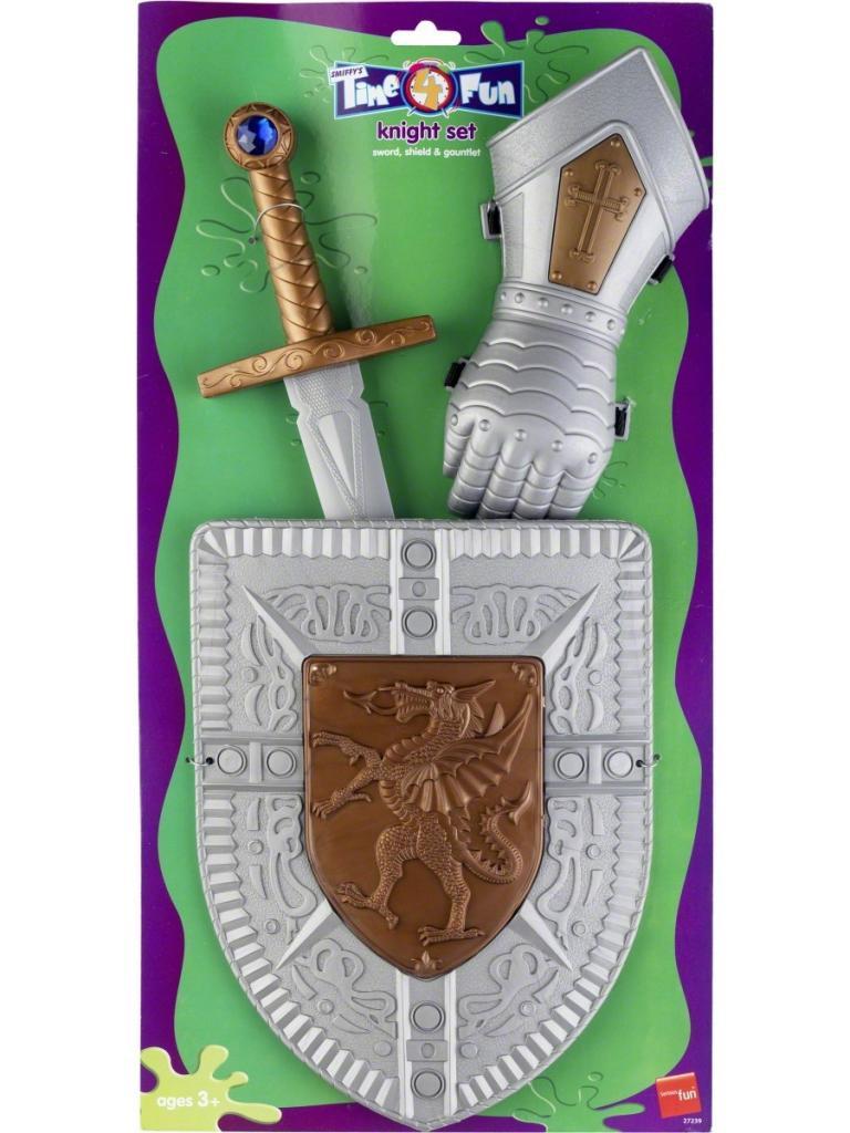 Medieval Knight Set - Sword, Shield and Gauntlet