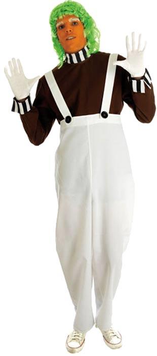 Oompa Loompa factory worker costume for men by Fun Shack 2424 available here at Karnival Costumes online party shop
